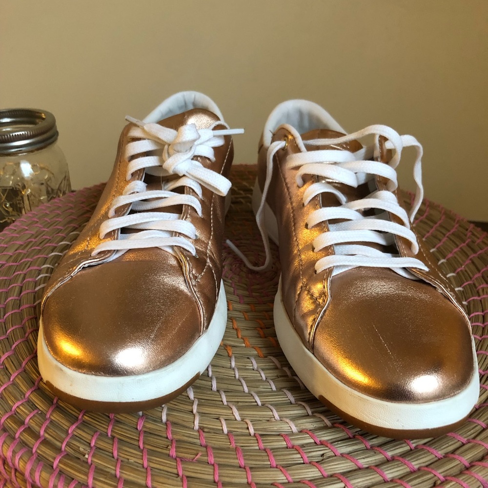 Cole Haan GrandPro sneakers in Shiny rose gold
